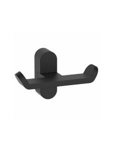Крючок AltroBagno Люминозо (Luminoso) 081021 MB двойной, черный матовый