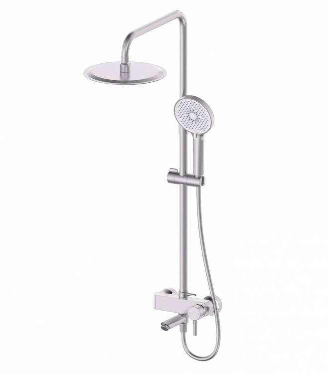 Душевая стойка Wonzon & Woghand Solo WW-739032-BN брашированный никель