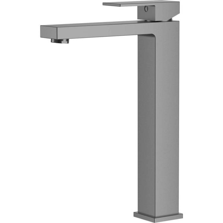 Смеситель для раковины D&K Bayern.Liszt DA1512006 высокий, серый графит