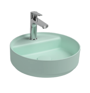 Раковина Isvea Infinity 10NF65042SV-2T мятно-зеленый матовый, 36 см