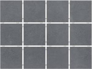 Мозаика Kerama Marazzi Амальфи 1290H Серый темный (9.8x9.8) 39.8x29.8