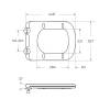 Крышка-сиденье BelBagno Ardente-R BB2312SC с микролифтом, белое фото 2