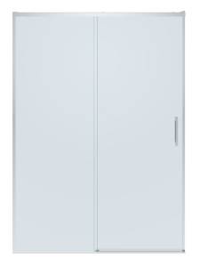 Душевая дверь в нишу Cezares PLANE-BF-1-140-C-CR профиль хром, стекло прозрачное, 140x195