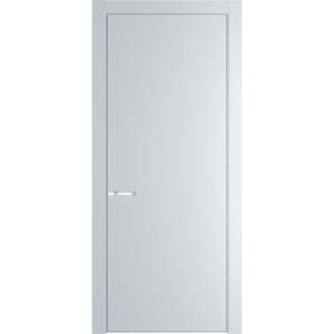 Межкомнатная дверь Profil Doors 1 PA полотно Вайт, профиль серебро 600x2000