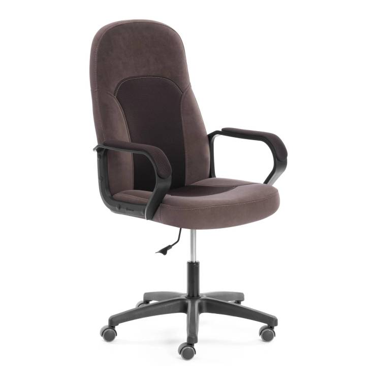Кресло компьютерное Tetchair Parma (22) 25035 коричневый, велюр, ткань