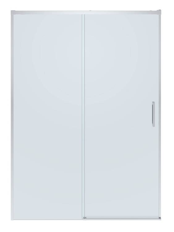 Душевая дверь в нишу Cezares PLANE-BF-1-140-C-CR профиль хром, стекло прозрачное, 140x195