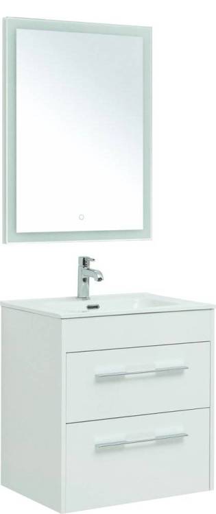 Мебель для ванной Aquanet Августа 60 белый глянец