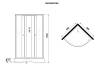Душевая кабина Niagara Promo P80/26/MT/BK 80x80x195 фото 11