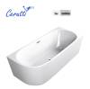 Акриловая ванна Cerutti Spa Ami CT10091 белая, 170x75 фото 4