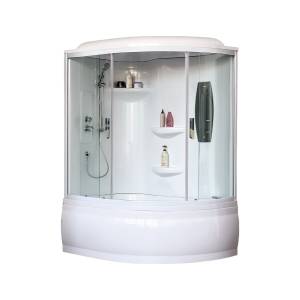 Душевая кабина Royal Bath ALP RB170ALP-T-L/b/g профиль белый, стекло прозрачное, 170x100x225