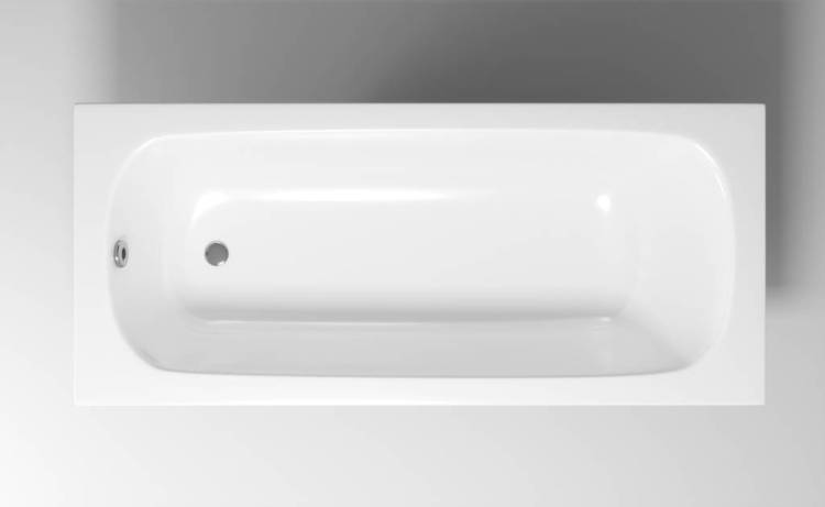 Стальная ванна Iberica Blanca Alba IB-AL-170-75-39-HG эмалированная, белая, 170х75х39 см, без ножек