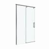 Душевая дверь в нишу BelBagno SOFT_CLOSE-1-BF-1-120-C-GM профиль оружейная сталь, стекло прозрачное, 120x200