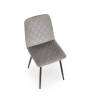 Стул кухонный Halmar K525 V-CH-K/525-KR-POPIELATY серый/черный фото 6