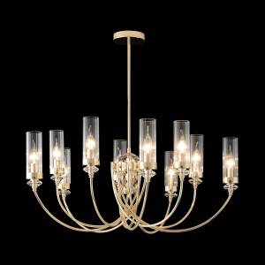 Большая люстра на штанге Crystal Lux SECRET SP10 GOLD