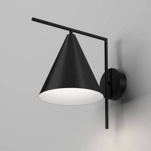 Уличный настенный светодиодный светильник Elektrostandard Bevel 35184/D черный
