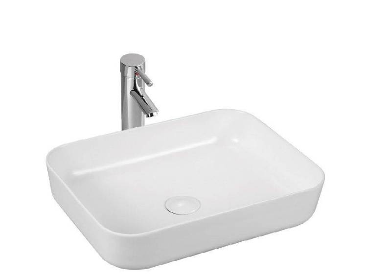 Раковина Sintesi LVB-APP-409WM накладная белая матовая 500*390*130, без отверстия под смеситель