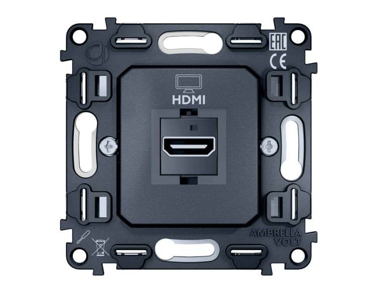 Механизм розетки HDMI 2.0 Ambrella Volt Quant VM222