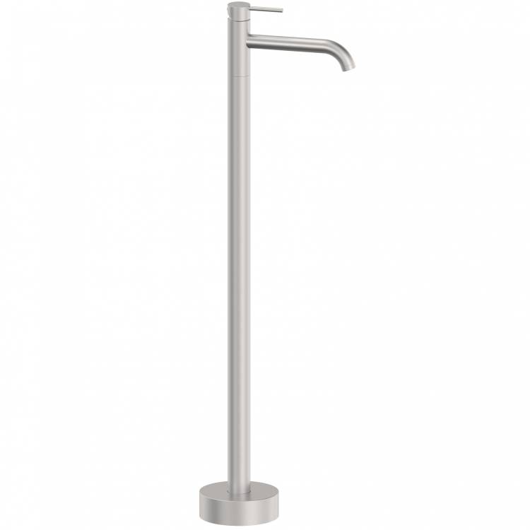 Смеситель для раковины Wonzon & Woghand Stick WW-88649905-BN напольный, брашированный никель
