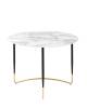 Стол обеденный Stool Group Даймакс FDC9283 DUAL белый мрамор 110x110x77 фото 2