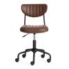 Кресло компьютерное Tetchair Slim 20199 темно-коричневый, искуственная кожа фото 5