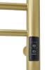 Полотенцесушитель электрический Comfysan Luce 018344 EC-8 80/40 Mat Gold RAL фото 3