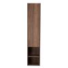 Шкаф-пенал Belbagno Kraft KRAFT-1600-1A-SC-RT-L 33x30x160 Rovere Tabacco подвесной