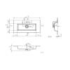 Раковина Uperwood Aurora RAurora80wg белая глянцевая, 80x36 фото 5