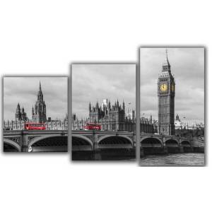 Мини модульная картина Лондонский мост Toplight 55x94см TL-MM1042