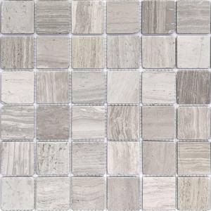 Мозаика LeeDo Pietrine 7 Travertino Silver Mat (4.8x4.8) 30.5x30.5