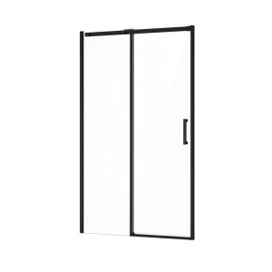 Душевая дверь в нишу BelBagno Acqua BF-1-120-C-NERO черная матовая