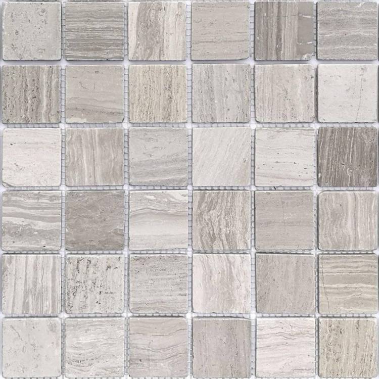 Мозаика LeeDo Pietrine 7 Travertino Silver Mat (4.8x4.8) 30.5x30.5