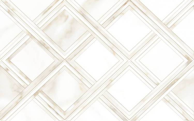 Керамическая плитка Global Tile Calacatta Gold 10100001120 Ромбы 03 Белый 40x25