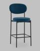 Стул полубарный Stool Group Бриф DD AV 477-C78-9005 (PP) синий, велюр фото 2