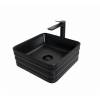 Раковина Gid Geométrico 53339 Bm965 39 см, черная матовая