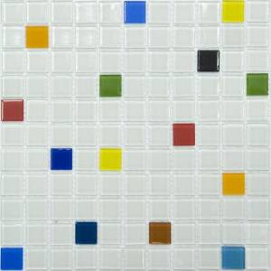 Мозаика NSmosaic Crystal series S-453 стекло (25х25х4) 300x300