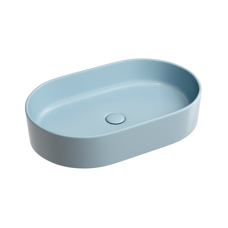 Раковина Ceramica Nova Element CN6048ML голубой матовый, 60.8x38.5