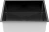 Мойка кухонная Paulmark Next PM215444-MBN 440x540 мм матовый черный фото 2