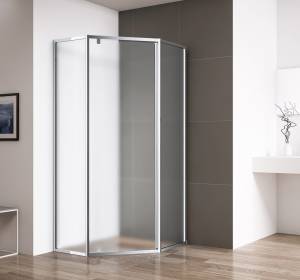 Душевой уголок Cezares ECO-O-P-1-90-P-Cr профиль хром, стекло матовое, 90x90x195