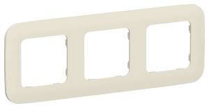 Рамка 3-постовая IEK Flite FI-M32-31-20-K86 сливочный