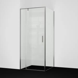 Душевой уголок Wasserkraft Spree 14P20 профиль никель, стекло прозрачное, 90x80x200