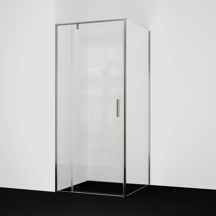 Душевой уголок Wasserkraft Spree 14P20 профиль никель, стекло прозрачное, 90x80x200