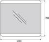 Зеркало BelBagno SPC-CEZ-1000-700-LED-BTN фото 5
