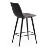 Стул барный Tetchair Chilly (mod. 7095пб) 15453 серый barkhat 26/черный 53x44x94 фото 3