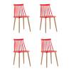 Набор из 4 стульев Stool Group Морган Y820 red X4 красный