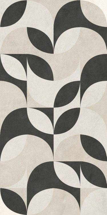 Керамогранит La Fenice Natural Terre 12NATOVCOL Decoro Ovale Cold 60x120