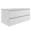 Тумба с раковиной Vincea Luka Soft-Touch (Люка Софт-Тач) 100 матовый белый, раковина VCB-4H100W, белая фото 2