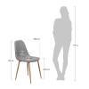 Стул Bradex Home Comfort FR 0745, светло-серый фото 7