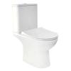 Унитаз-компакт Gural Vit Tria Slim TR04KLZ01-SL&TR02RZV01 белый