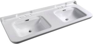 Раковина Kerasan Waldorf 4143 с 3 отверстиями