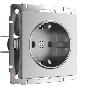 Розетка с заземлением и шторками Werkel W1171165